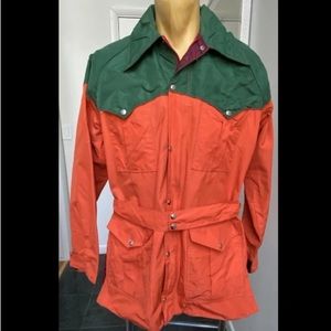 VINTAGE 1970s POWDERHORN MOUNTAINEERING MENS HIKING EXPEDITION FIELD JACKET L